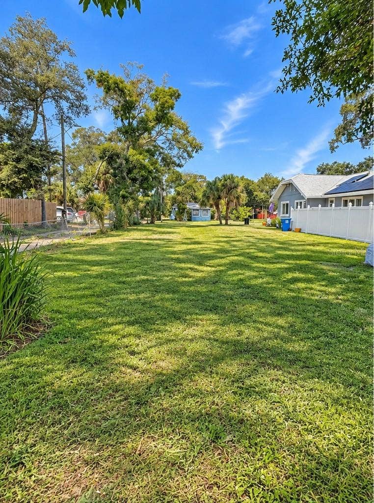 8TH ST S, St Petersburg, FL 33705 View from back of lot