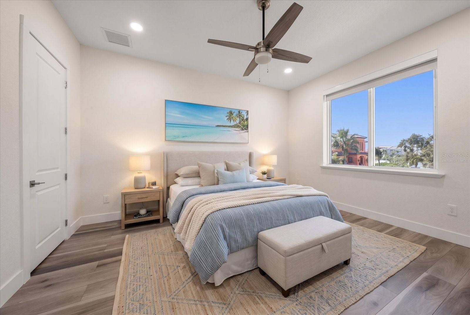 Virtually staged.