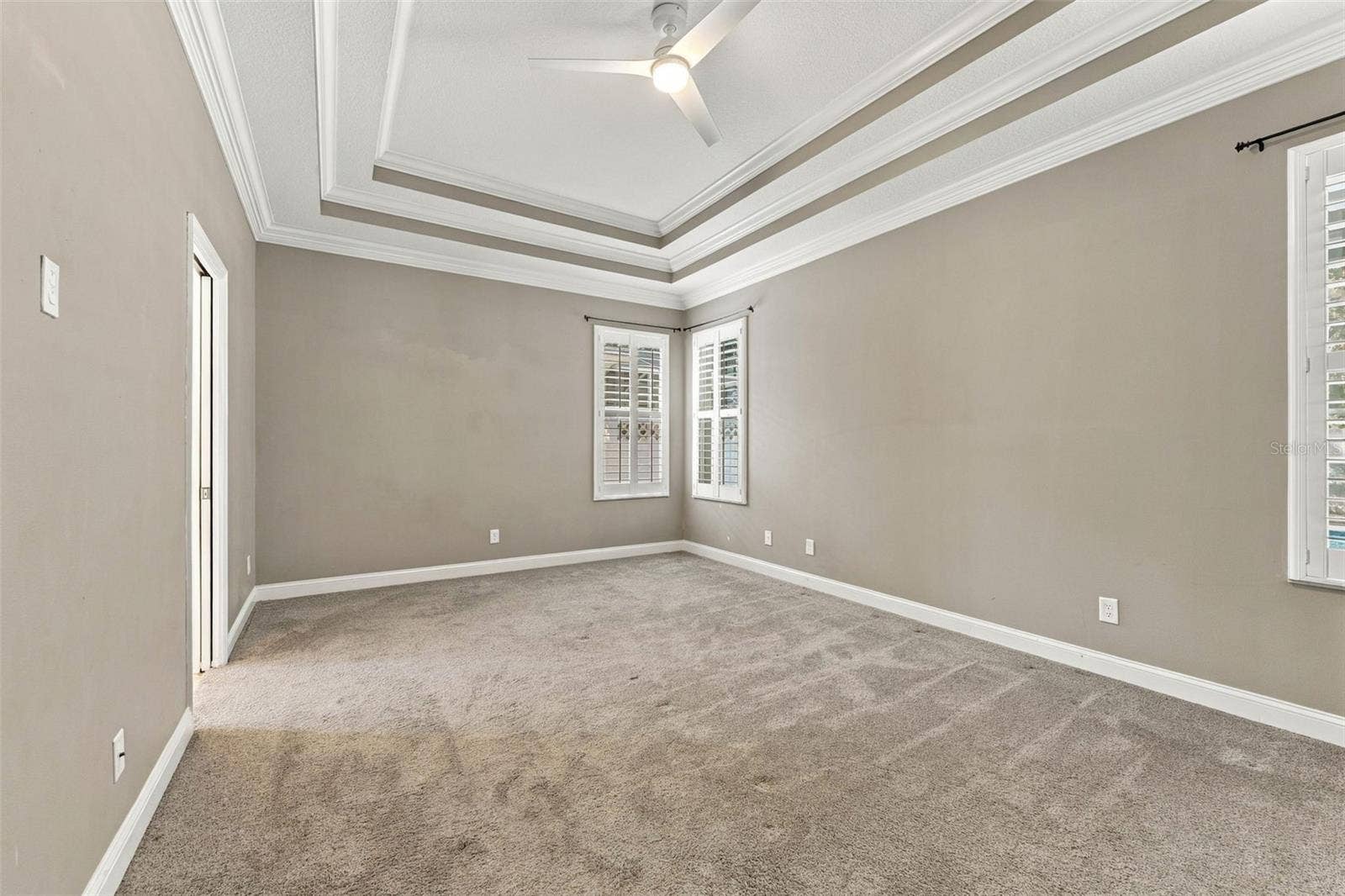 4319 RUSTIC PINE PLACE, Wesley Chapel, FL 33544 Primary With tray celling & Crown Molding