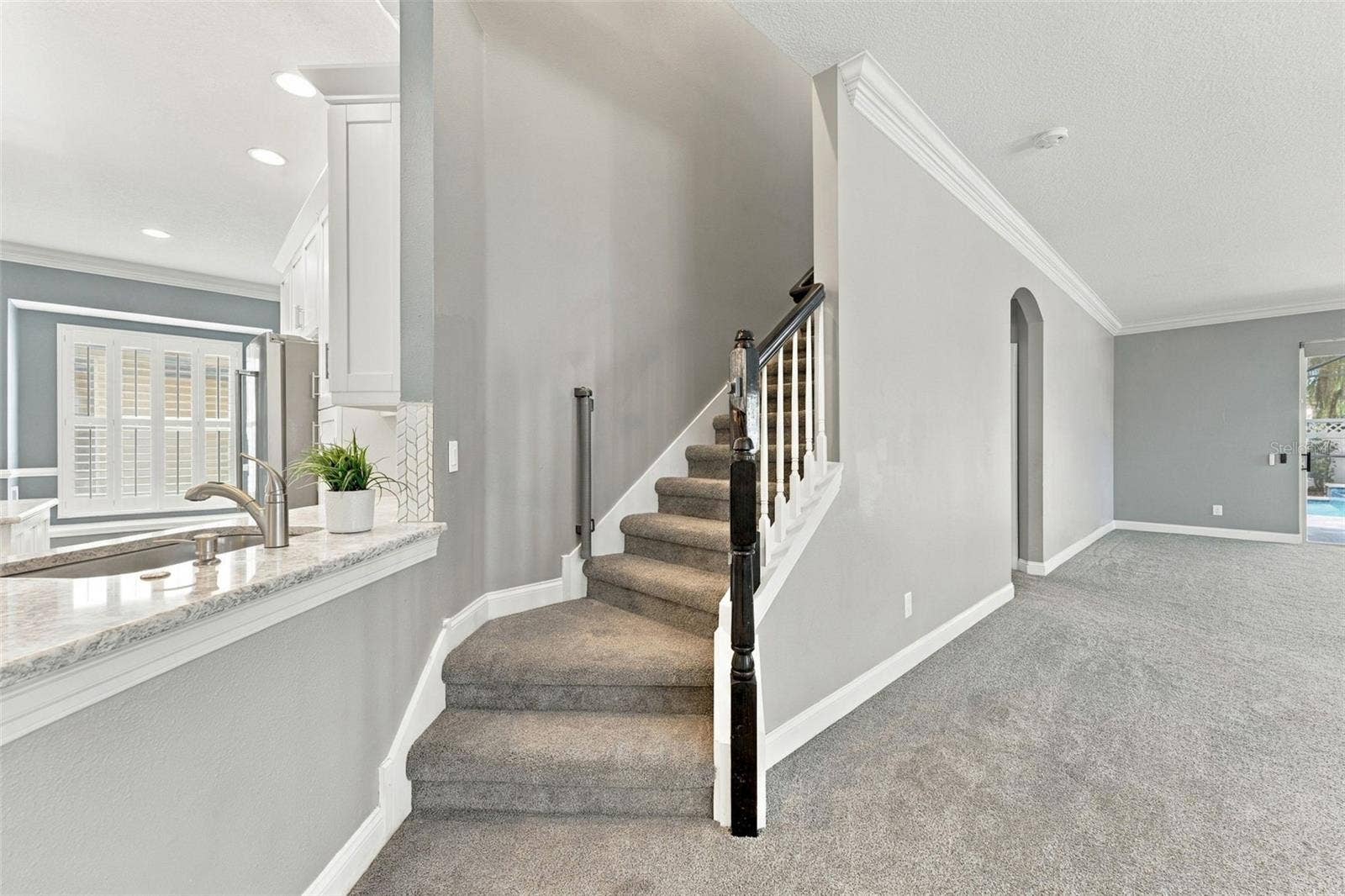 4319 RUSTIC PINE PLACE, Wesley Chapel, FL 33544 Stairs Leading to Bonus Room