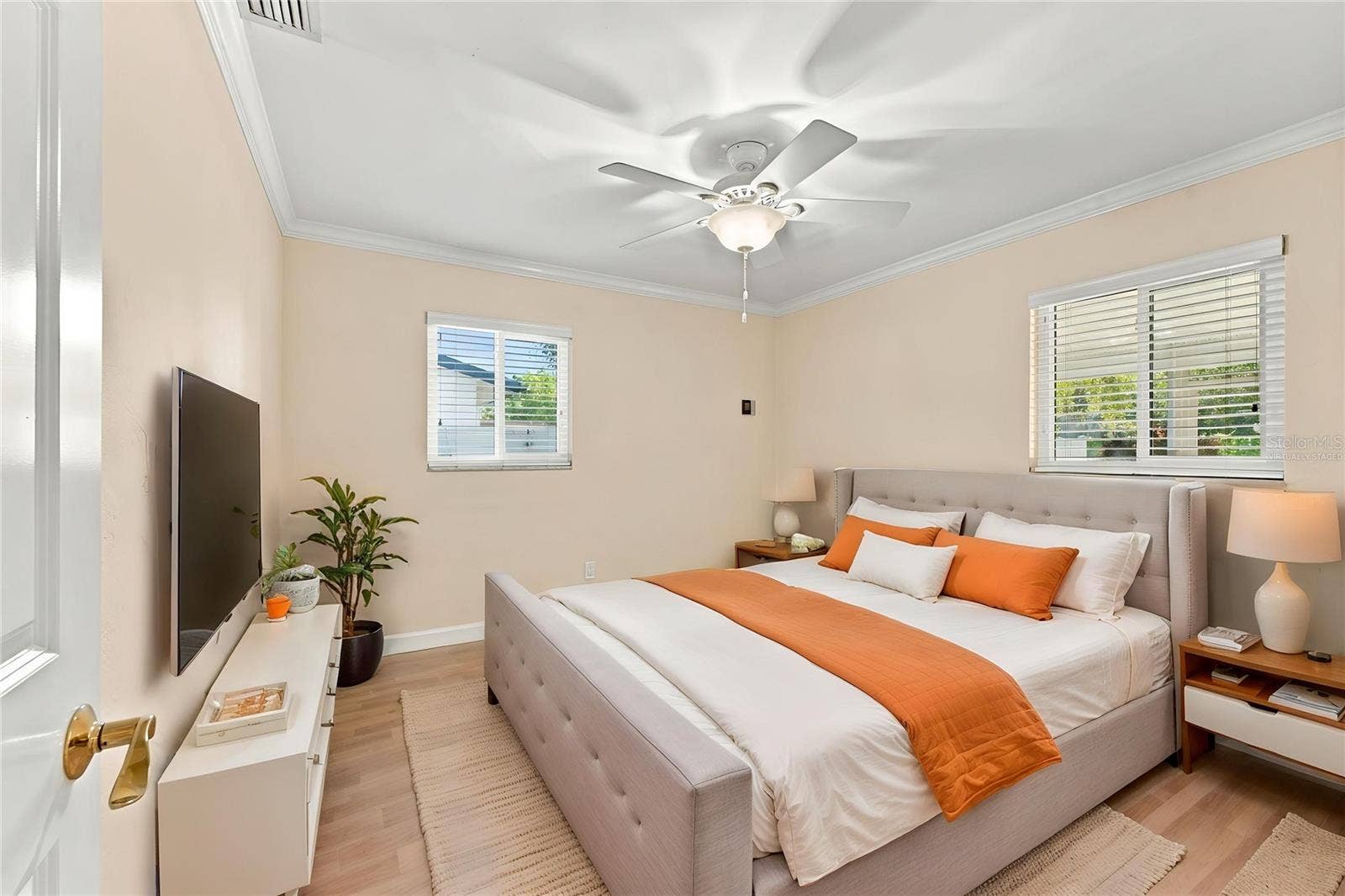 Virtually Staged 2nd Bedroom