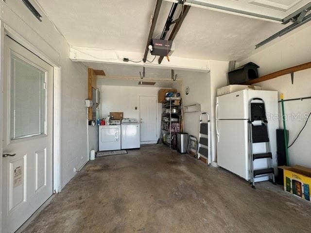 5717 15TH AVENUE N, St Petersburg, FL 33710 Washer and Dryer at back of the garage; 2nd refrigerator/freezer