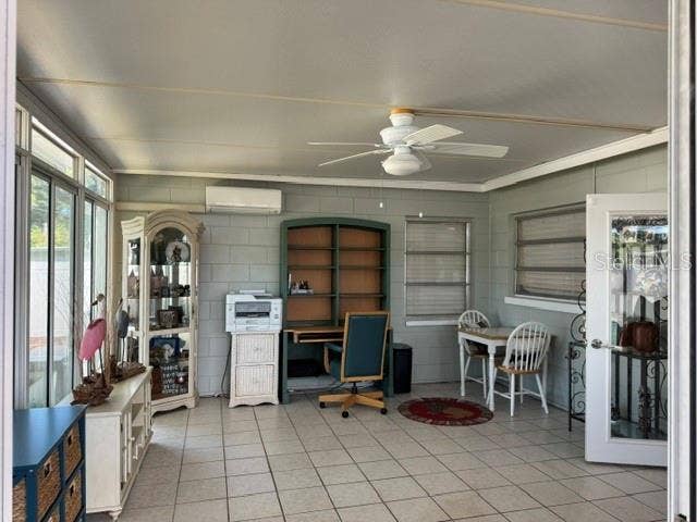 5717 15TH AVENUE N, St Petersburg, FL 33710 Sunroom view from entry at screened back porch