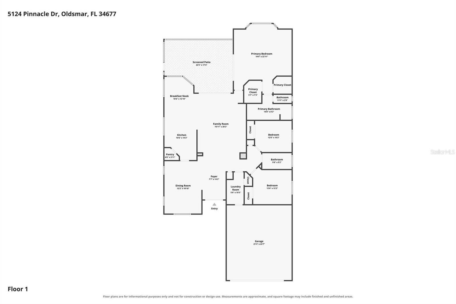 5124 PINNACLE DRIVE, Oldsmar, FL 34677