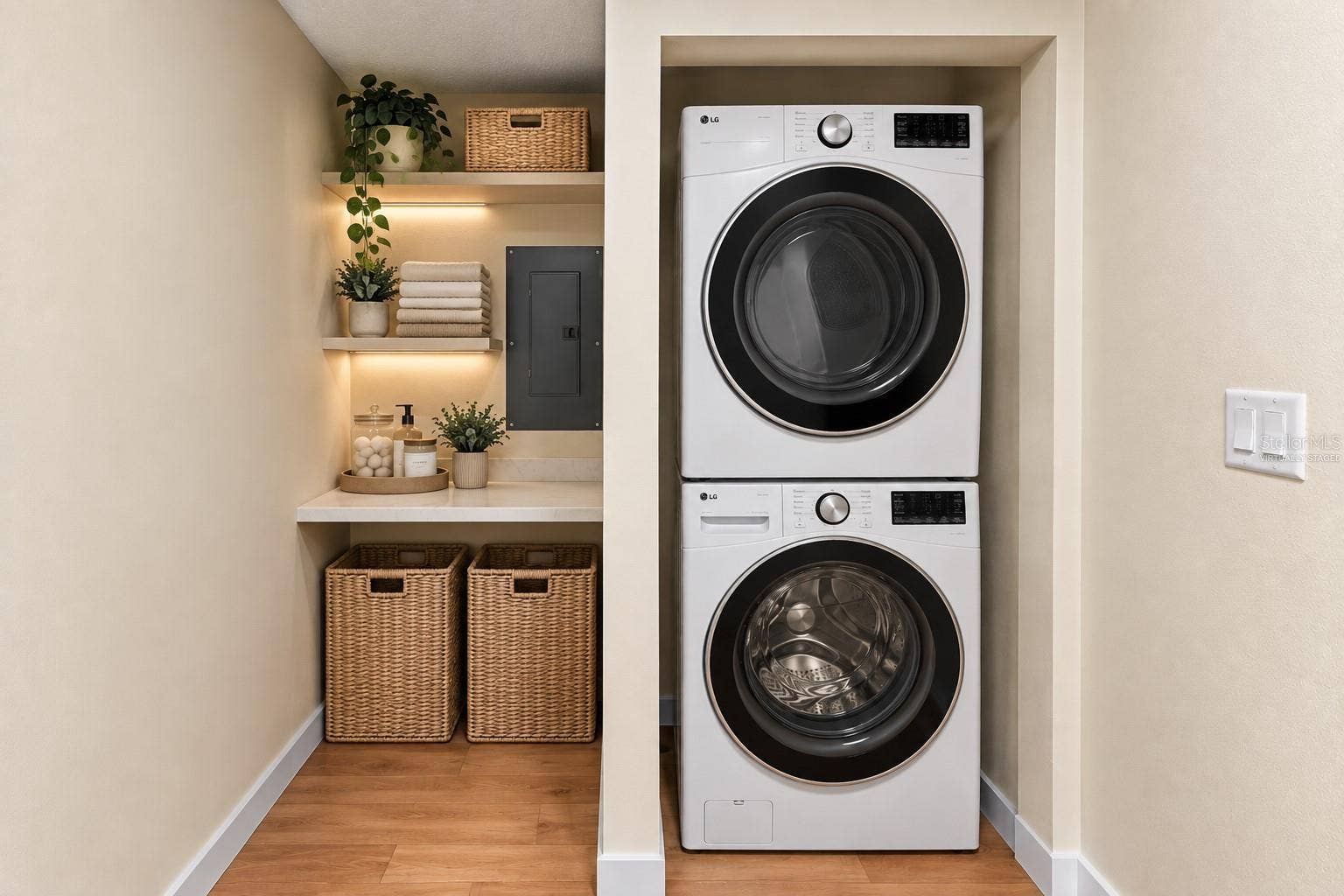 Virtually Staged- showing laundry area