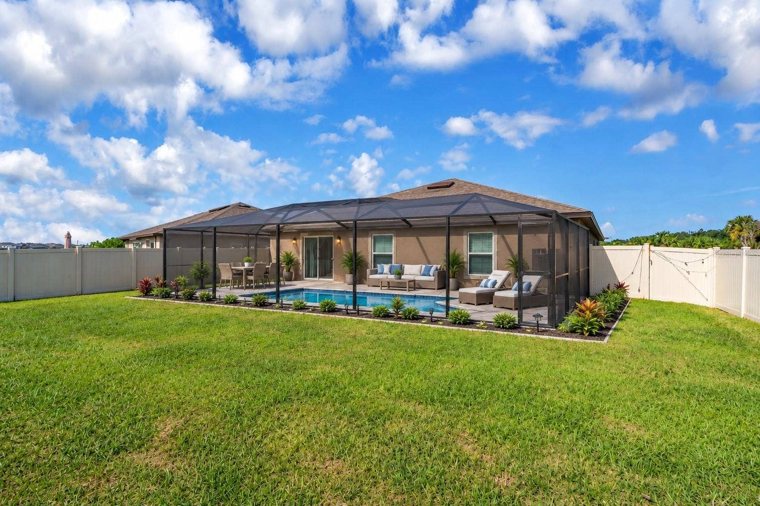 9617 BRANCHING SHIP TRACE, Wesley Chapel, FL 33545 AI generated pool enclosure
