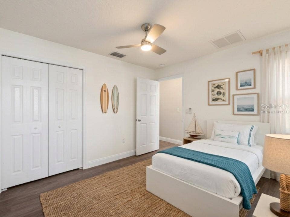 8516 CORINTHIAN WAY, New Port Richey, FL 34654 2nd bedroom (virtually staged)