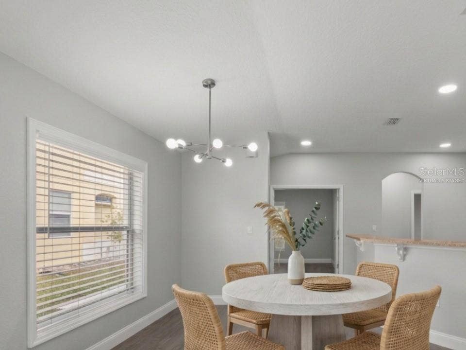 8516 CORINTHIAN WAY, New Port Richey, FL 34654 Dining area (virtually staged)