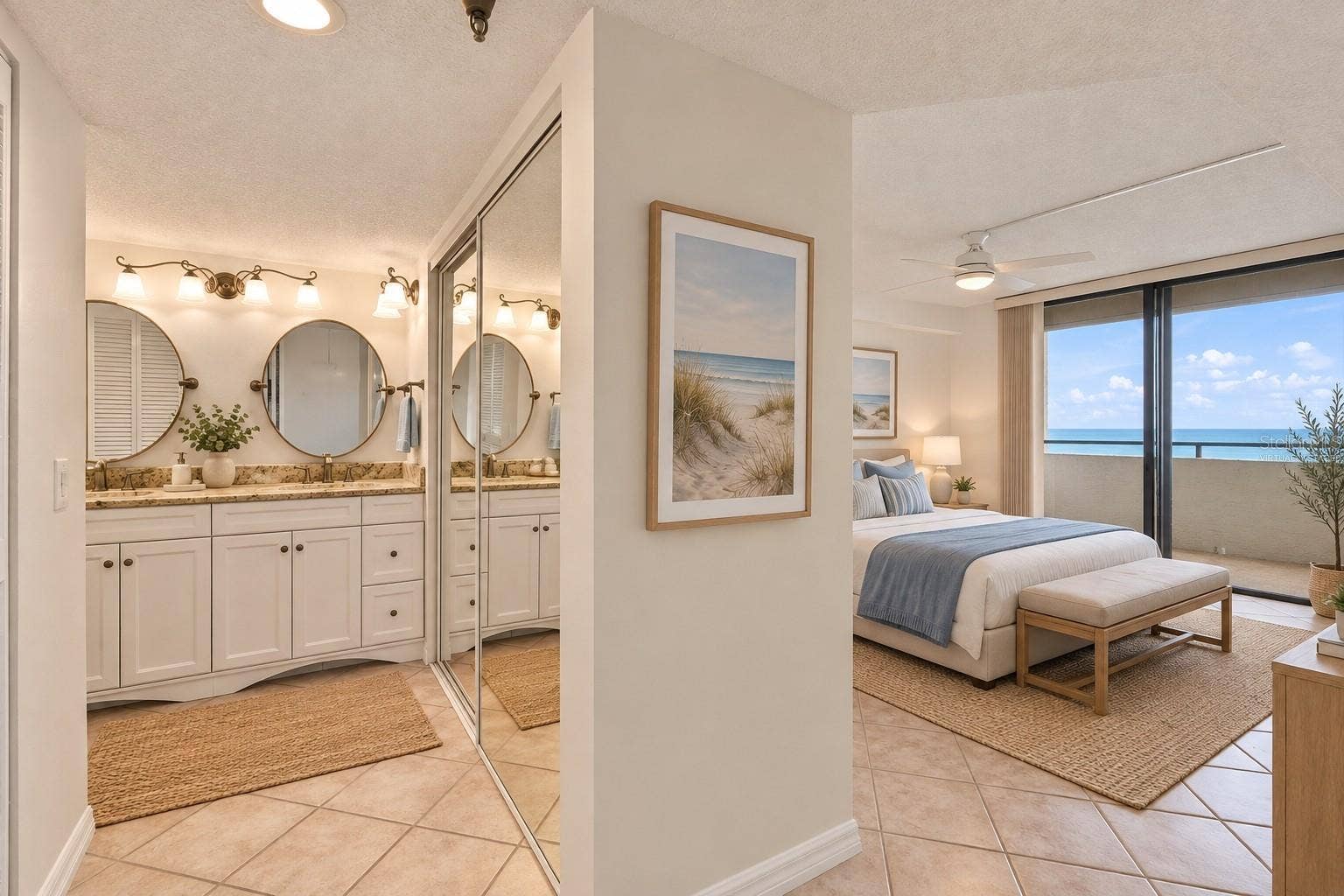 6035 SEA RANCH DRIVE, #502, Hudson, FL 34667 Virtually staged photo.Primary Bedroom