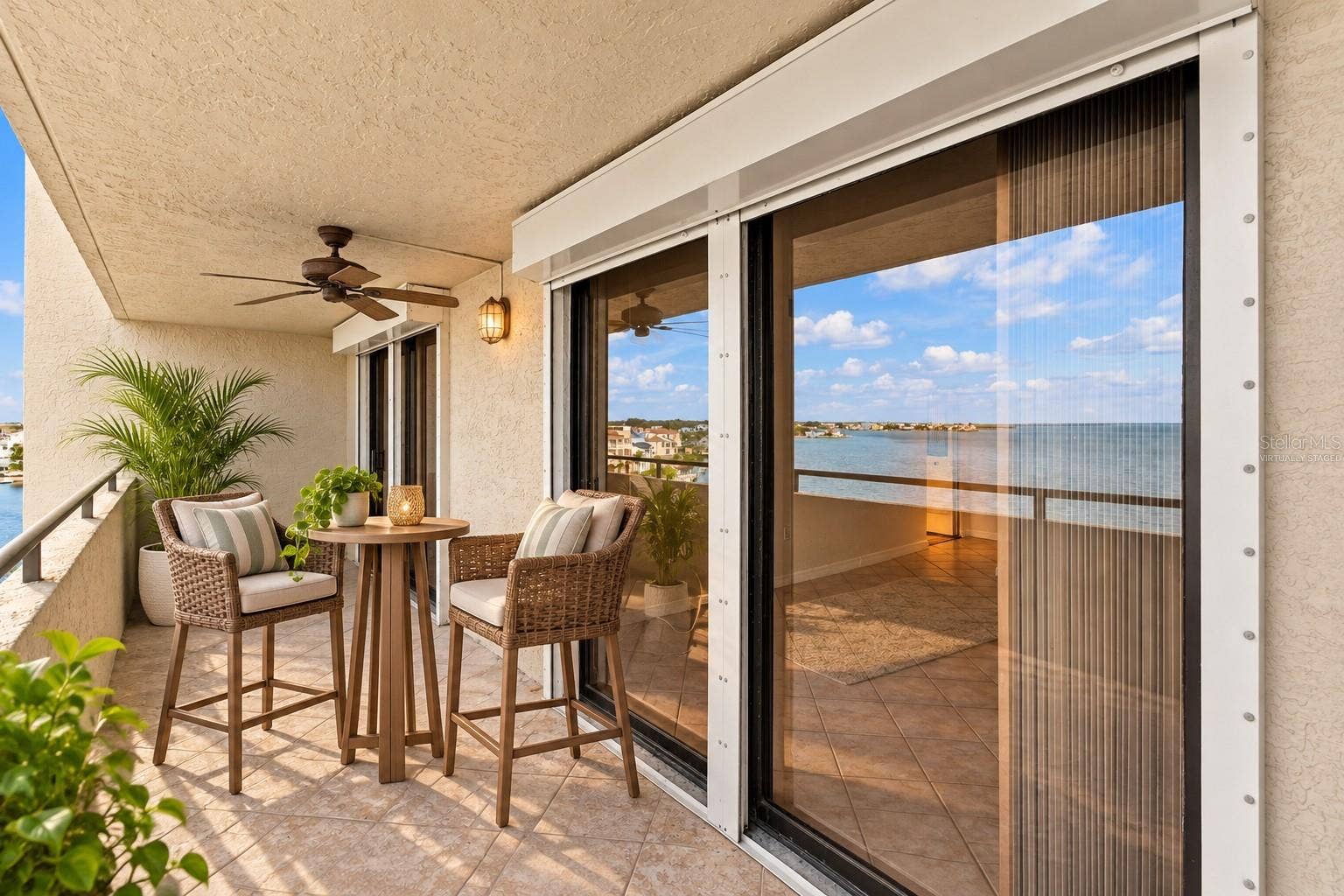 6035 SEA RANCH DRIVE, #502, Hudson, FL 34667 Virtually staged photo. Open water views
