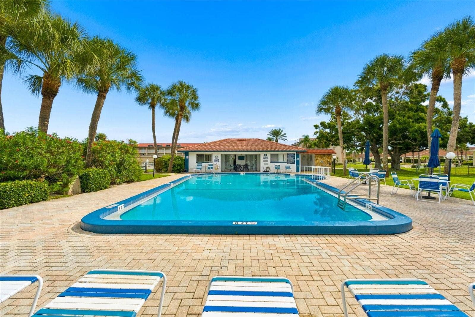 10351 REGAL DRIVE, #4, Largo, FL 33774 One of two spectacular community pools, both heated and cooled!
