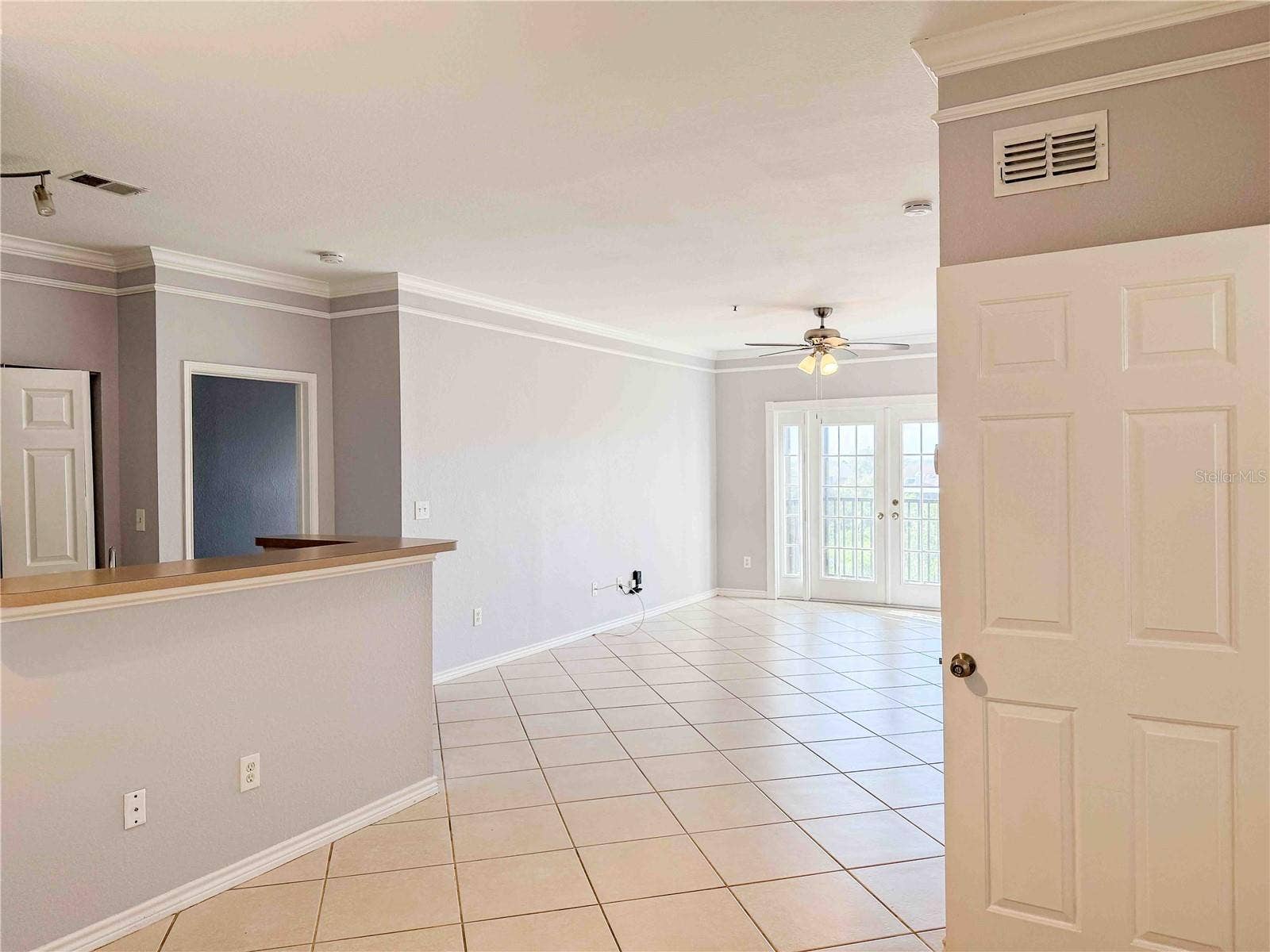 front entry into unit