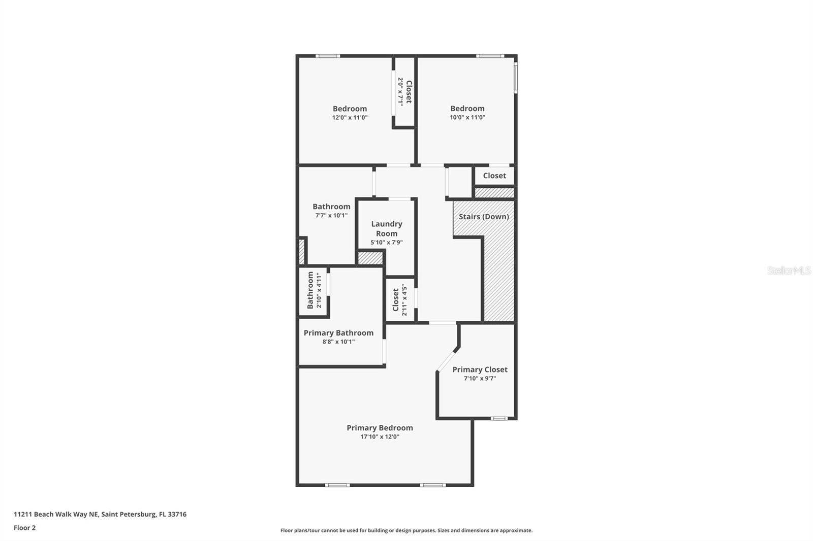 11211 BEACH WALK WAY NE, St Petersburg, FL 33716 Lower Level Floor Plan