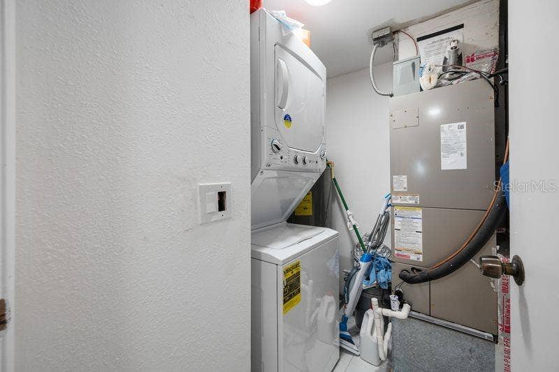 Interior Laundry & Storage Space