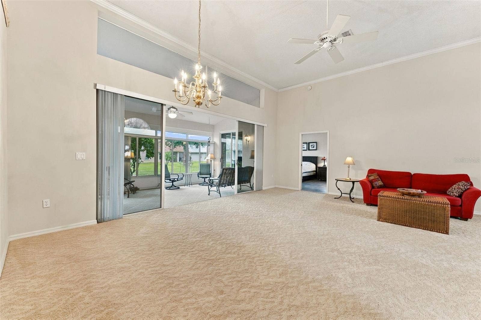 Living Room Leading to Florida Room