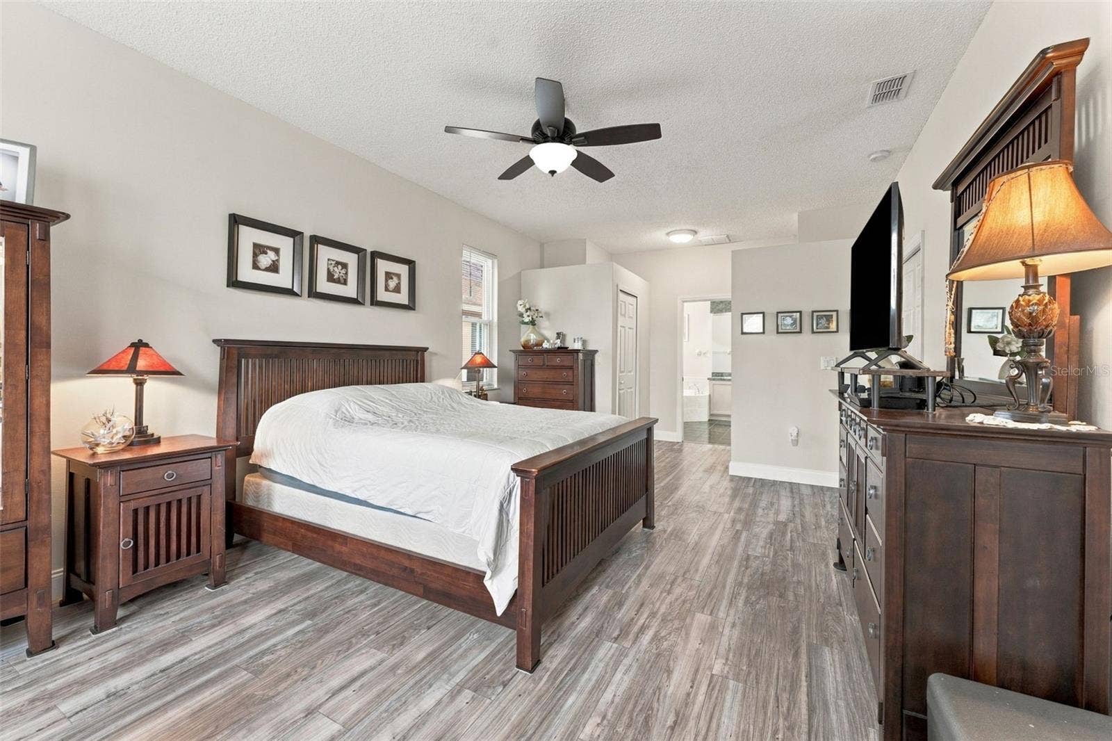 Master Bedroom with Ceramic Tile Floorling