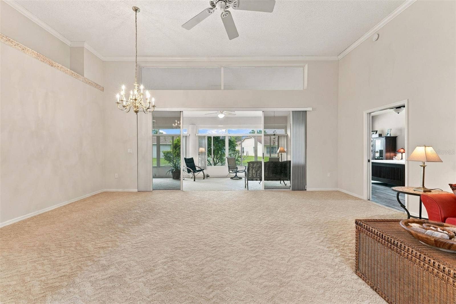 Living Room with Expansive Floor Plan