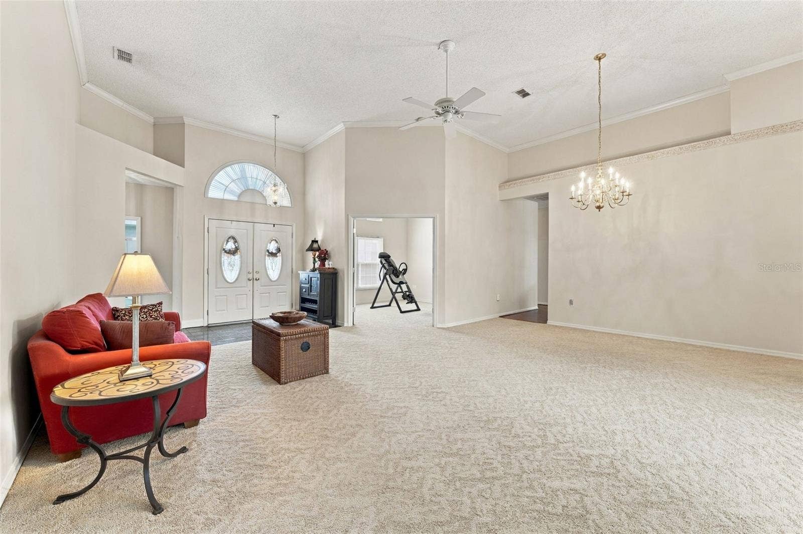 Bright Living Room with Open Layout