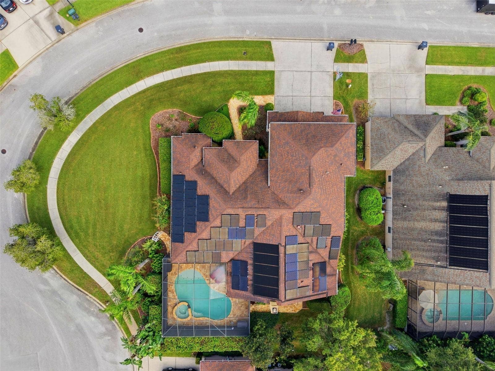 5113 COOPERS HAWK COURT, Valrico, FL 33596 Aerial above home