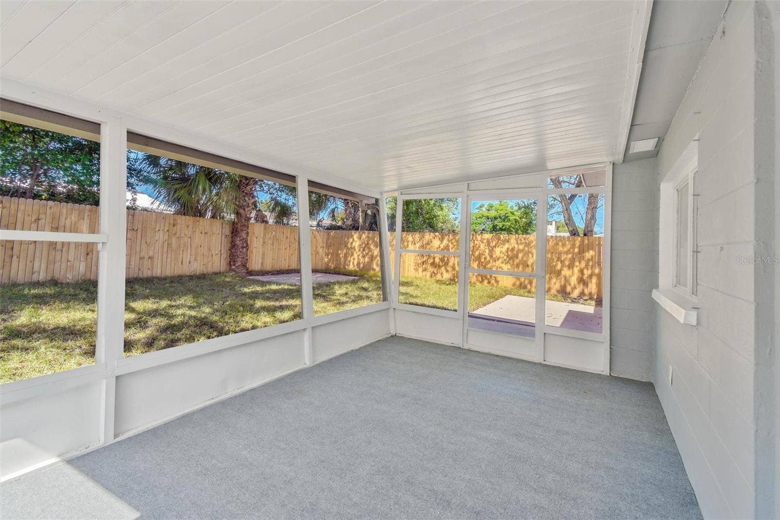 3317 BAINBRIDGE DRIVE, Holiday, FL 34691 back patio