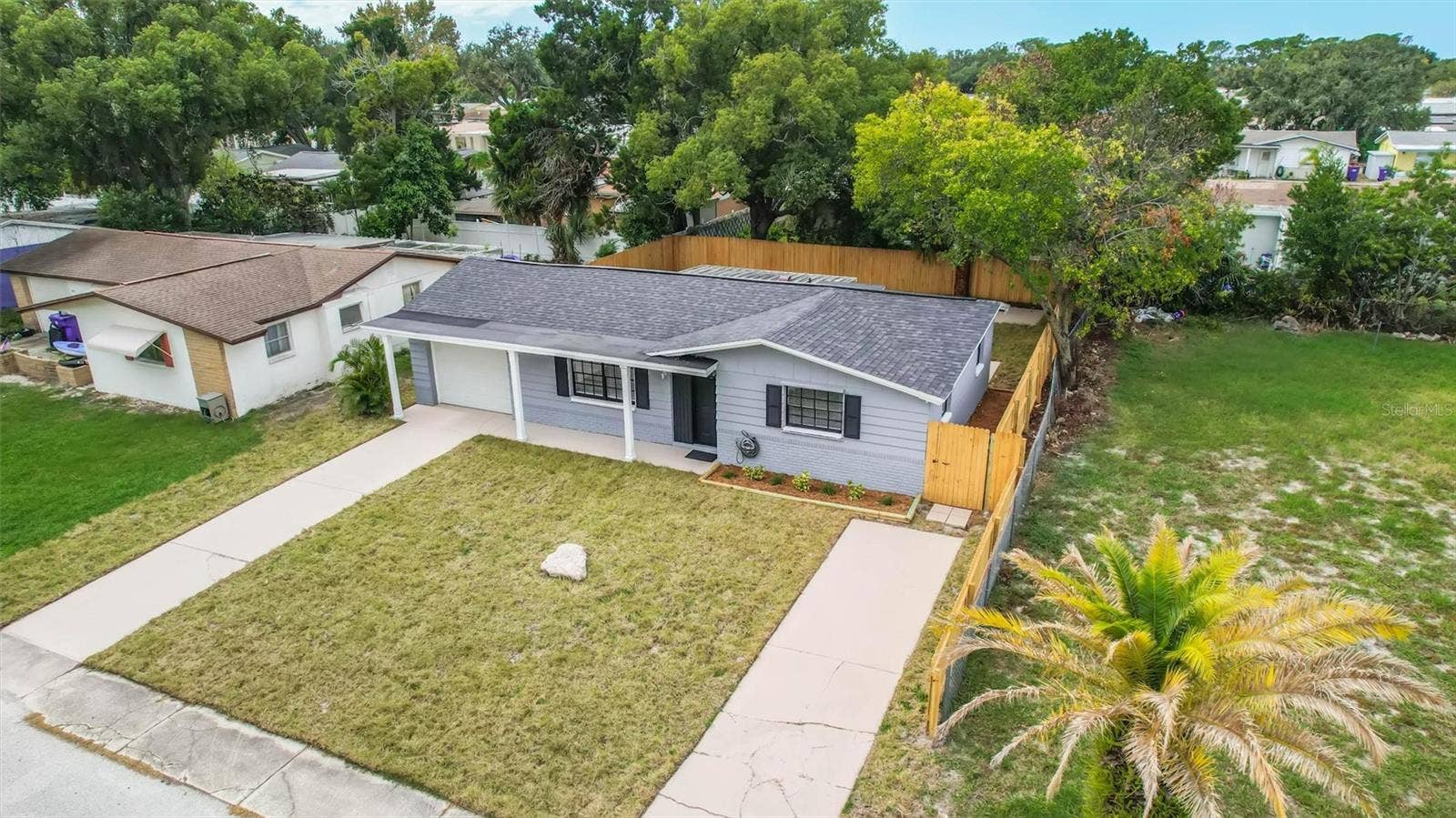 3317 BAINBRIDGE DRIVE, Holiday, FL 34691 aerial front