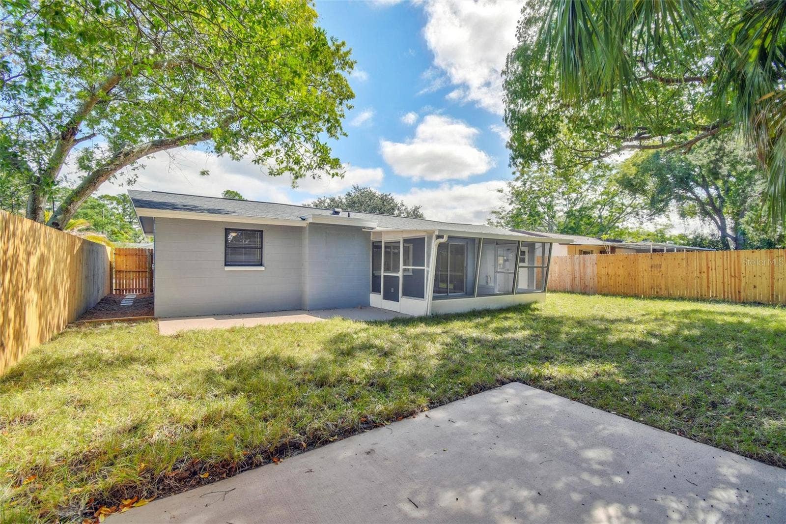 3317 BAINBRIDGE DRIVE, Holiday, FL 34691 back yard