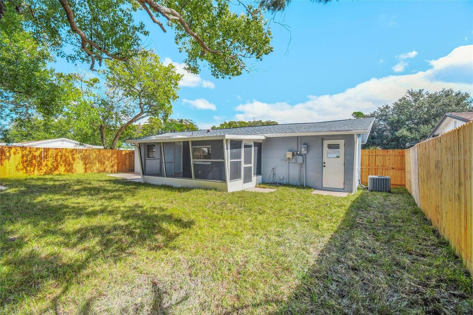 3317 BAINBRIDGE DRIVE, Holiday, FL 34691 back yard