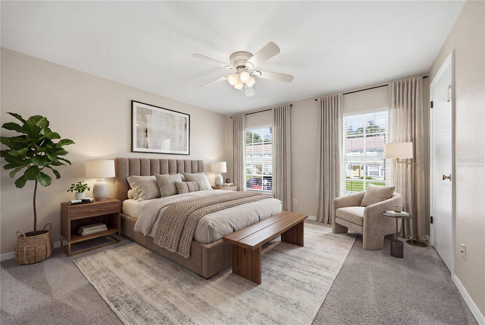 13535 EMBASSY PARK COURT, Dade City, FL 33525 Virtually staged Bedroom #2
