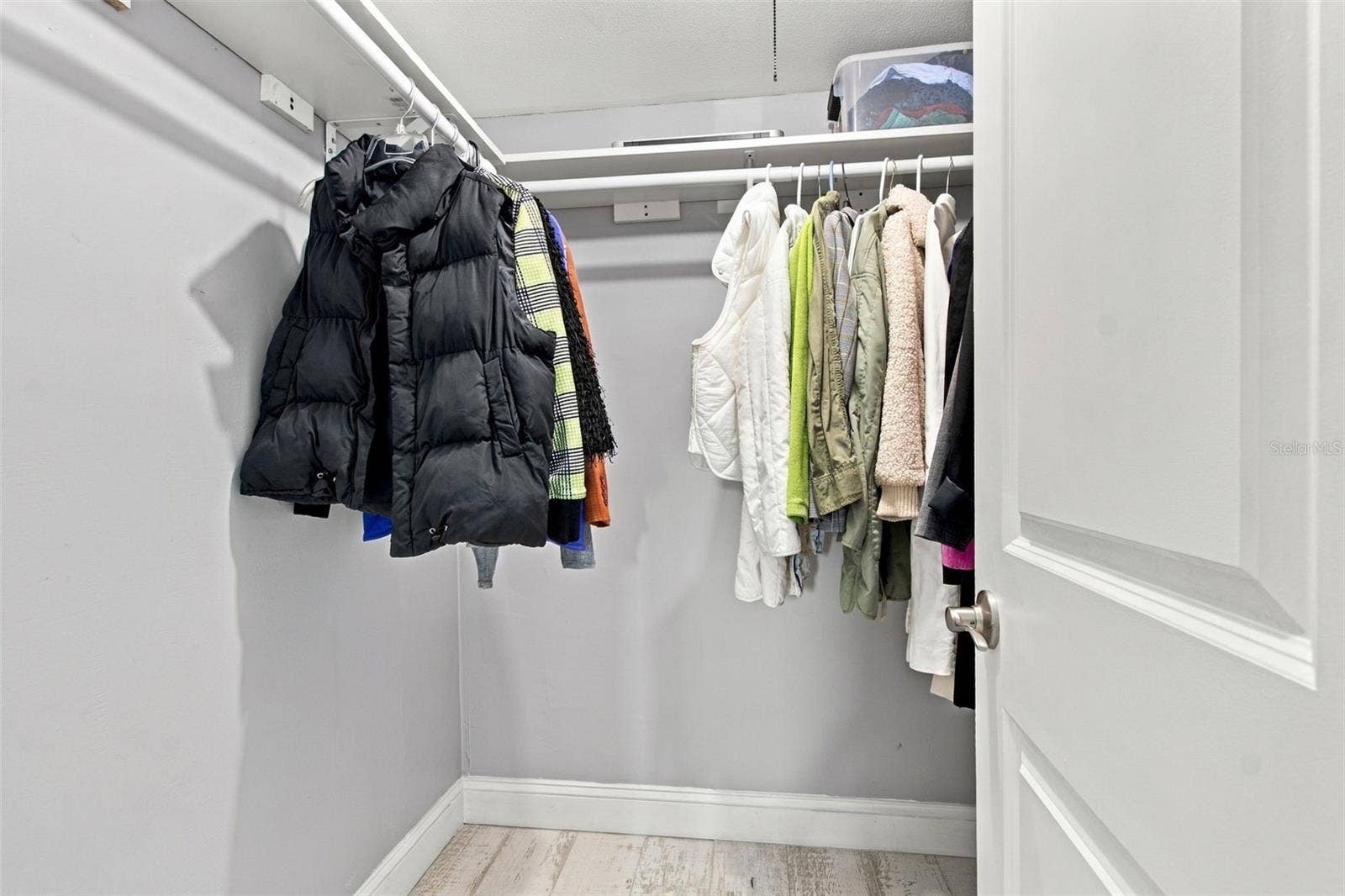 Primary walk in closet