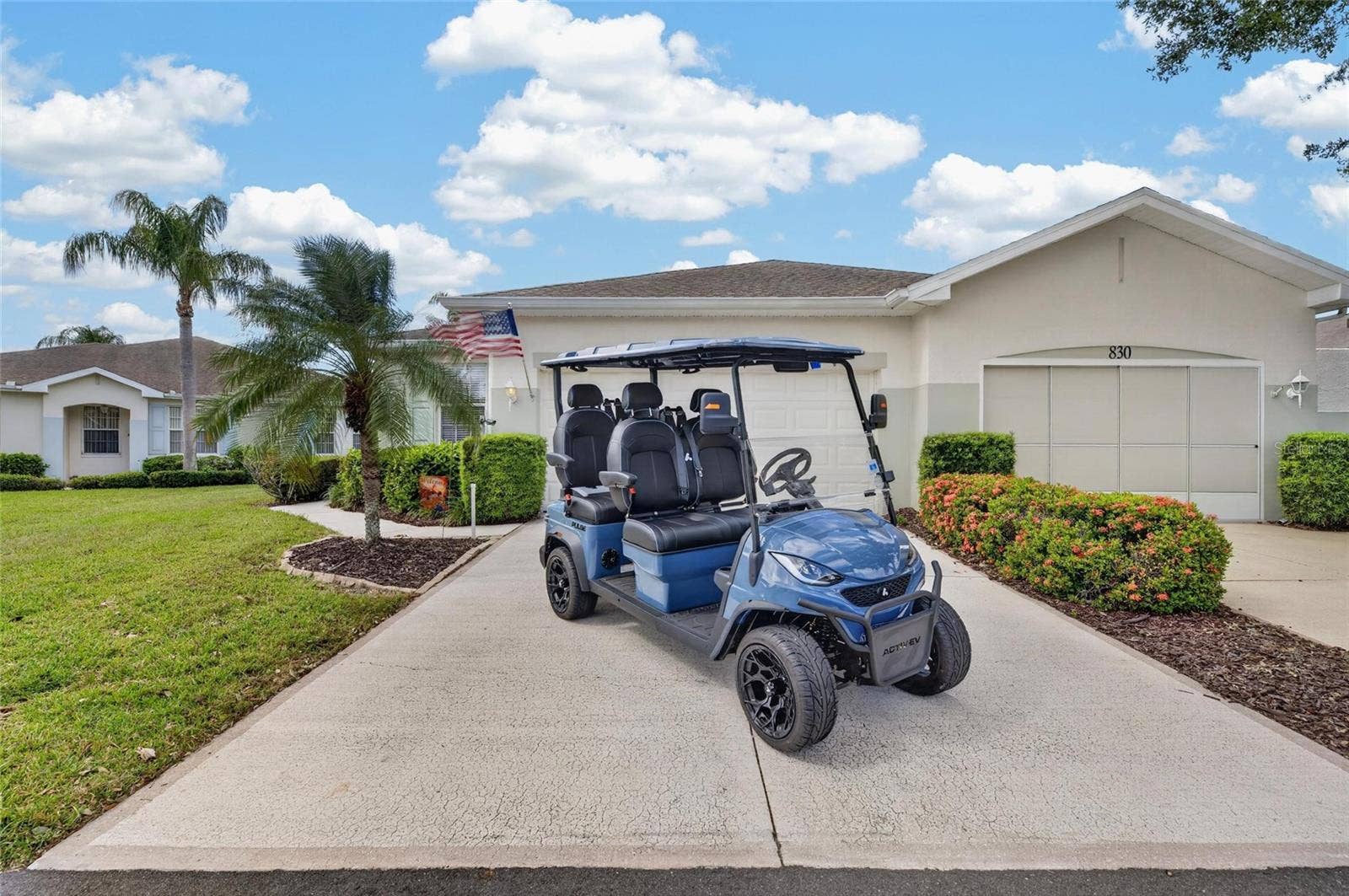 828 TREMONT GREENS LANE, #134, Sun City Center, FL 33573 Golf Cart For Sale Separately