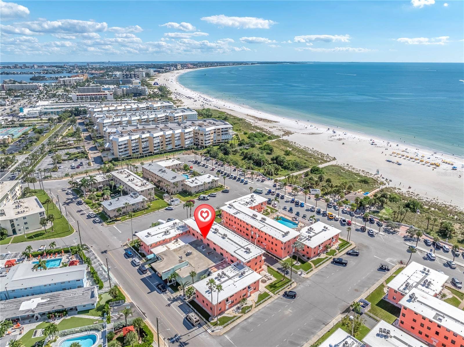 6800 SUNSET WAY, #1503, St Pete Beach, FL 33706 1 Block to Beach