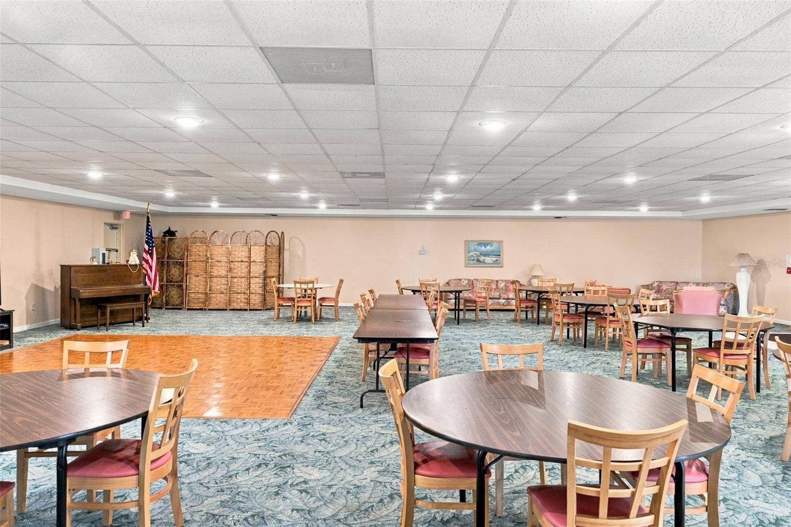 Indoor amenities include the clubhouse with catering kitchen and more!
