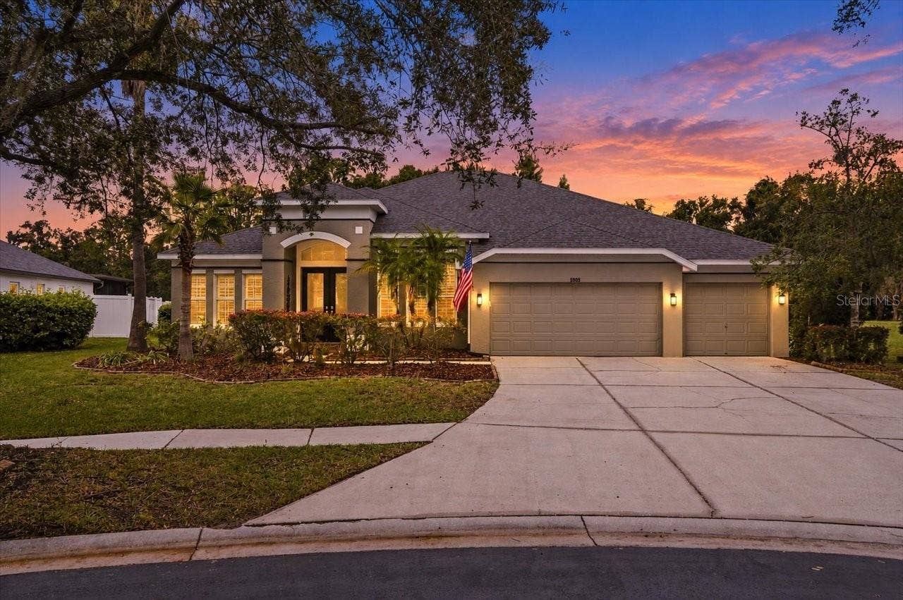 5909 BROWDER ROAD, Tampa, FL 33625 Virtual sunset