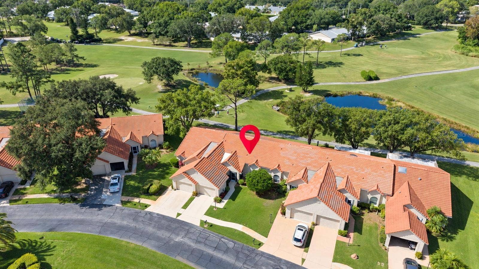 1146 RUSTLEWOOD COURT, Palm Harbor, FL 34684 Golf course villas don't come available often~