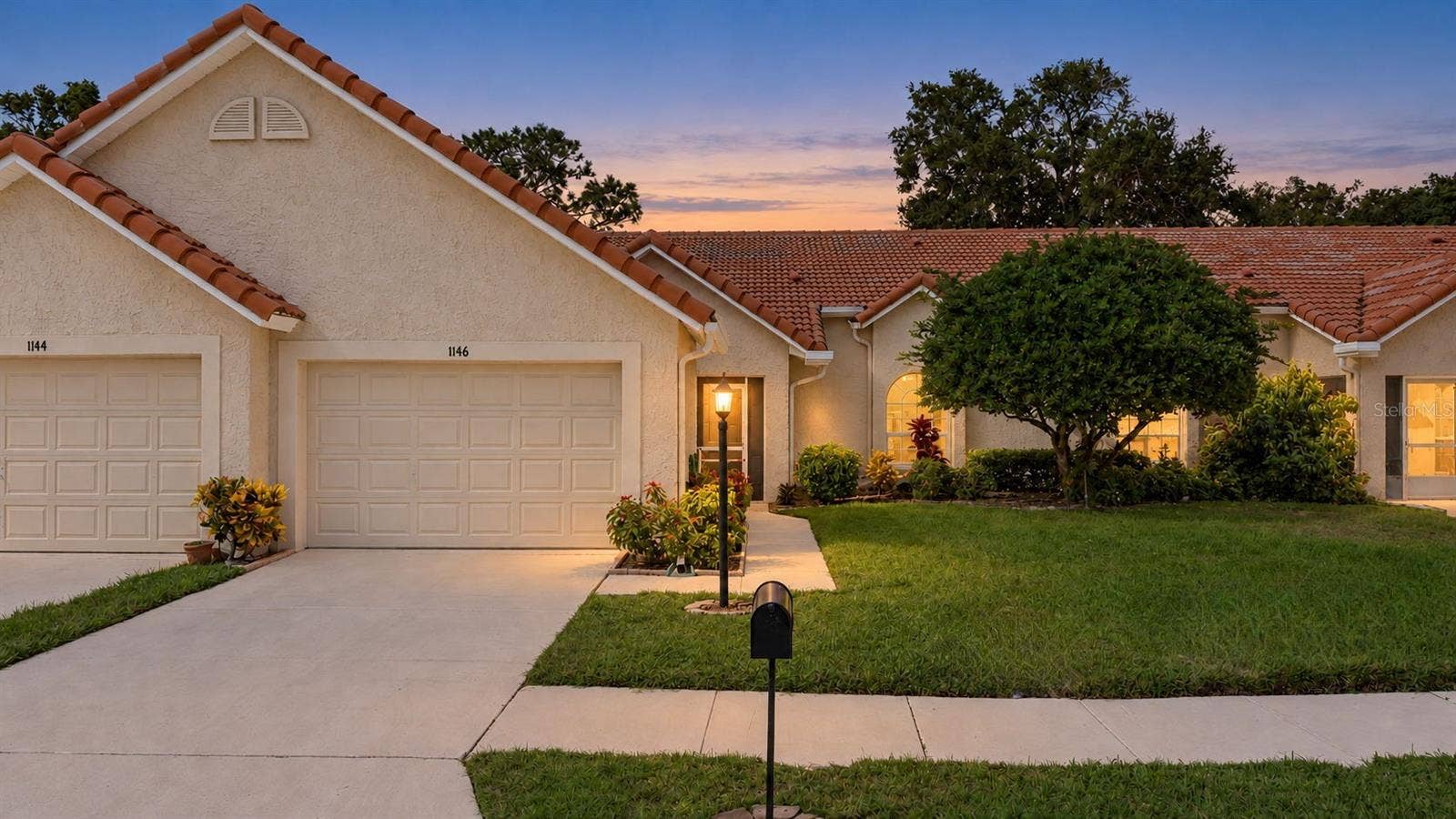 1146 RUSTLEWOOD COURT, Palm Harbor, FL 34684 Evening twilight~