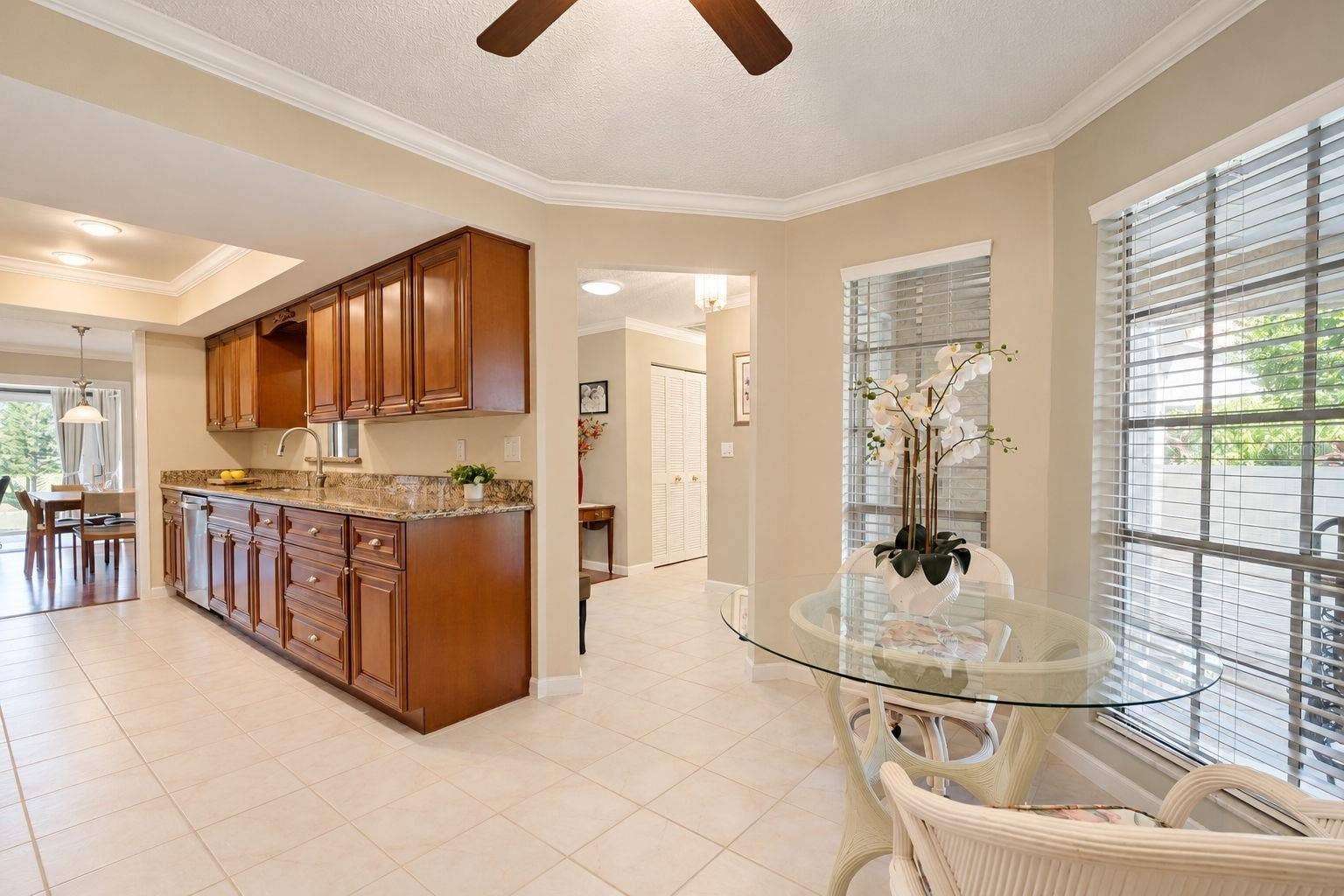 1146 RUSTLEWOOD COURT, Palm Harbor, FL 34684 Front hallway leads to the guest suite & hall bath~