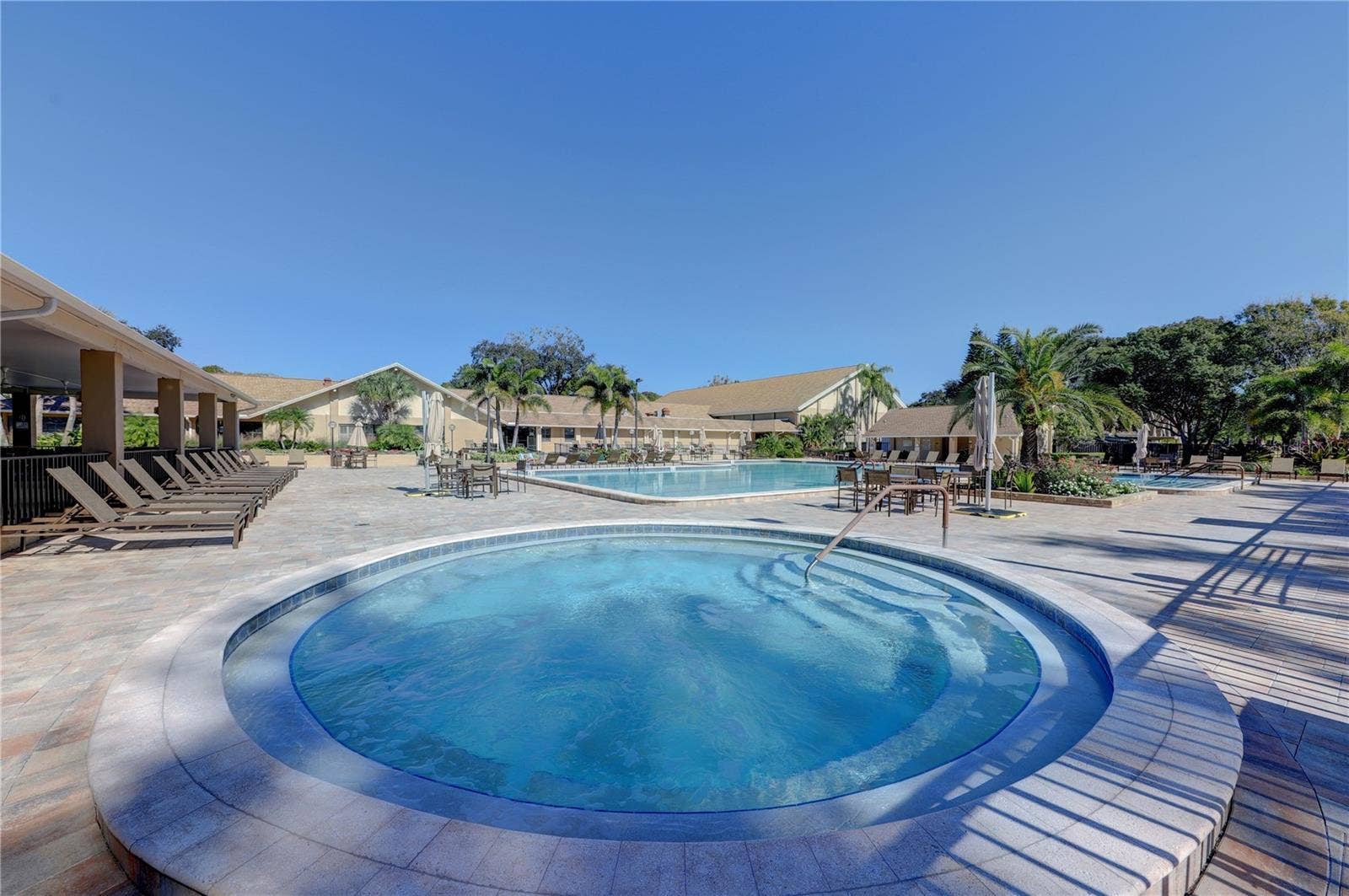 1146 RUSTLEWOOD COURT, Palm Harbor, FL 34684 The main clubhouse Spa is big enough for a party~