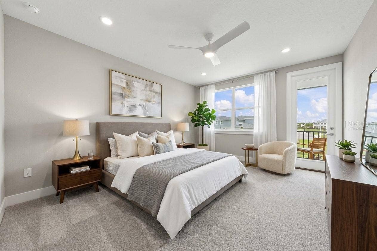 31881 OYSTER PIER COURT, Wesley Chapel, FL 33545 Virtually Staged Primary Bedroom