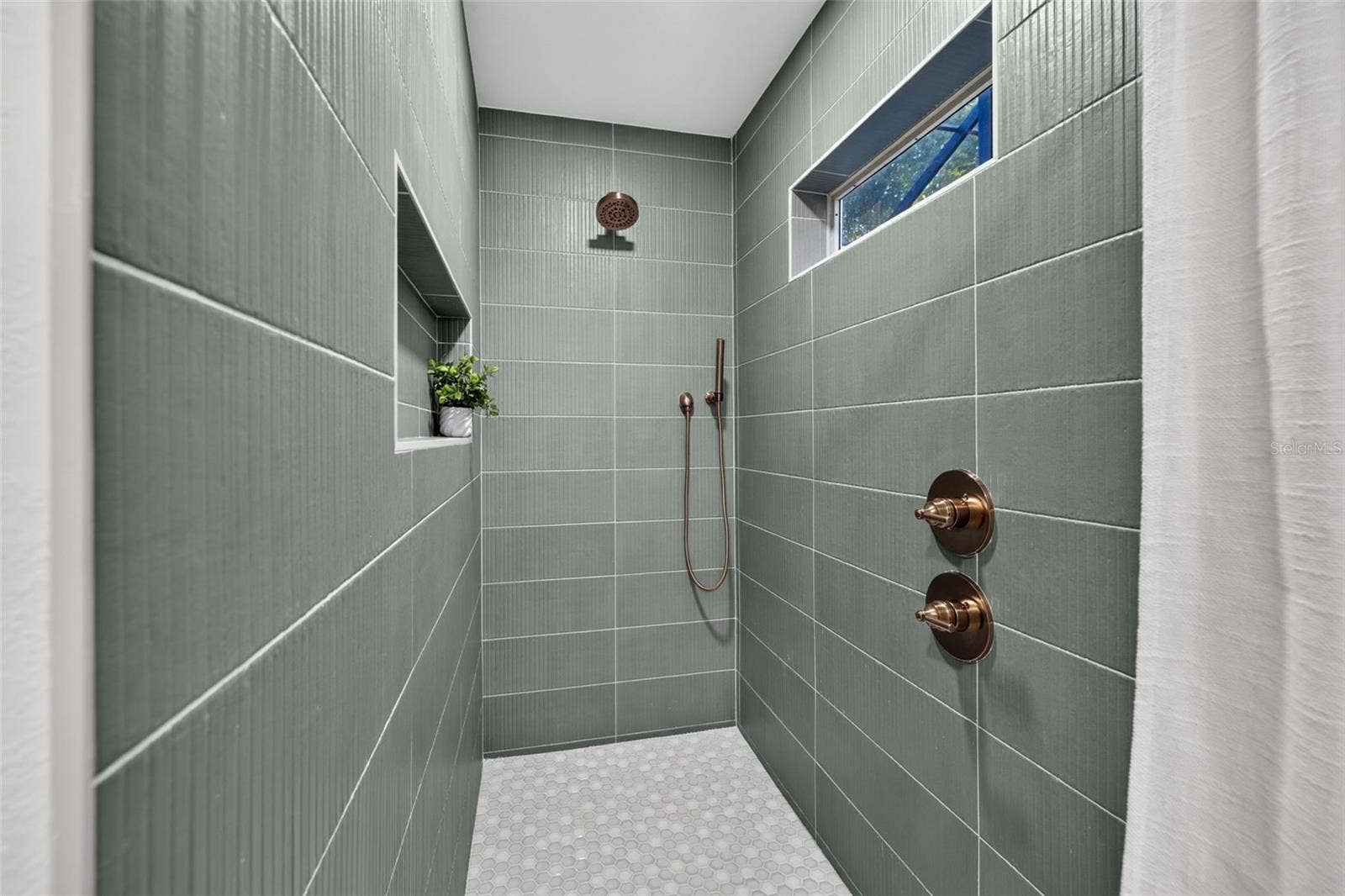 Primary bath shower