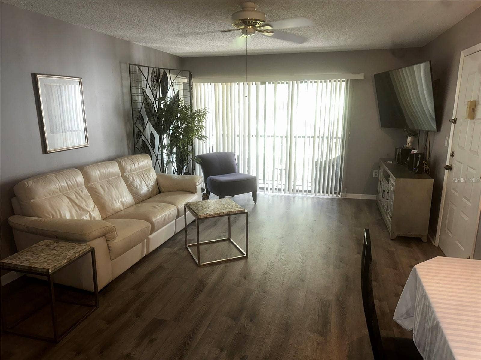 2600 PINE RIDGE WAY S, #B2, Palm Harbor, FL 34684 View from kitchen into living room