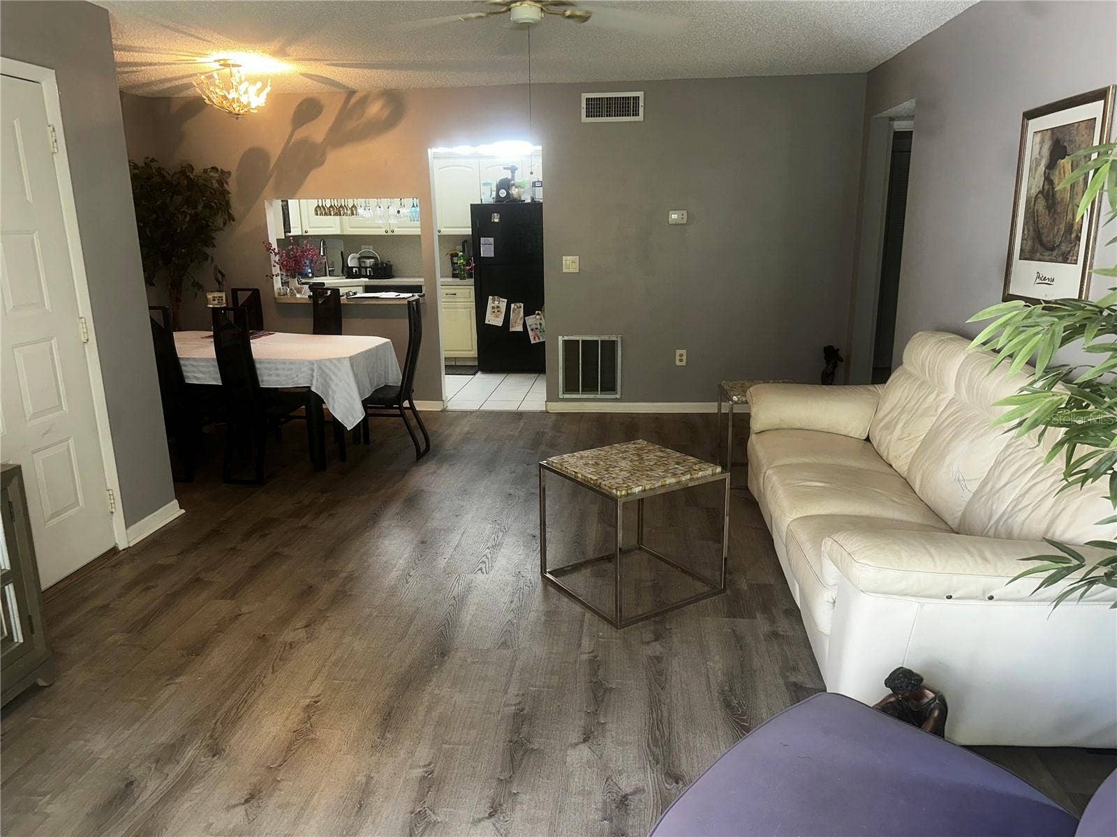 2600 PINE RIDGE WAY S, #B2, Palm Harbor, FL 34684 View from balcony in to living room