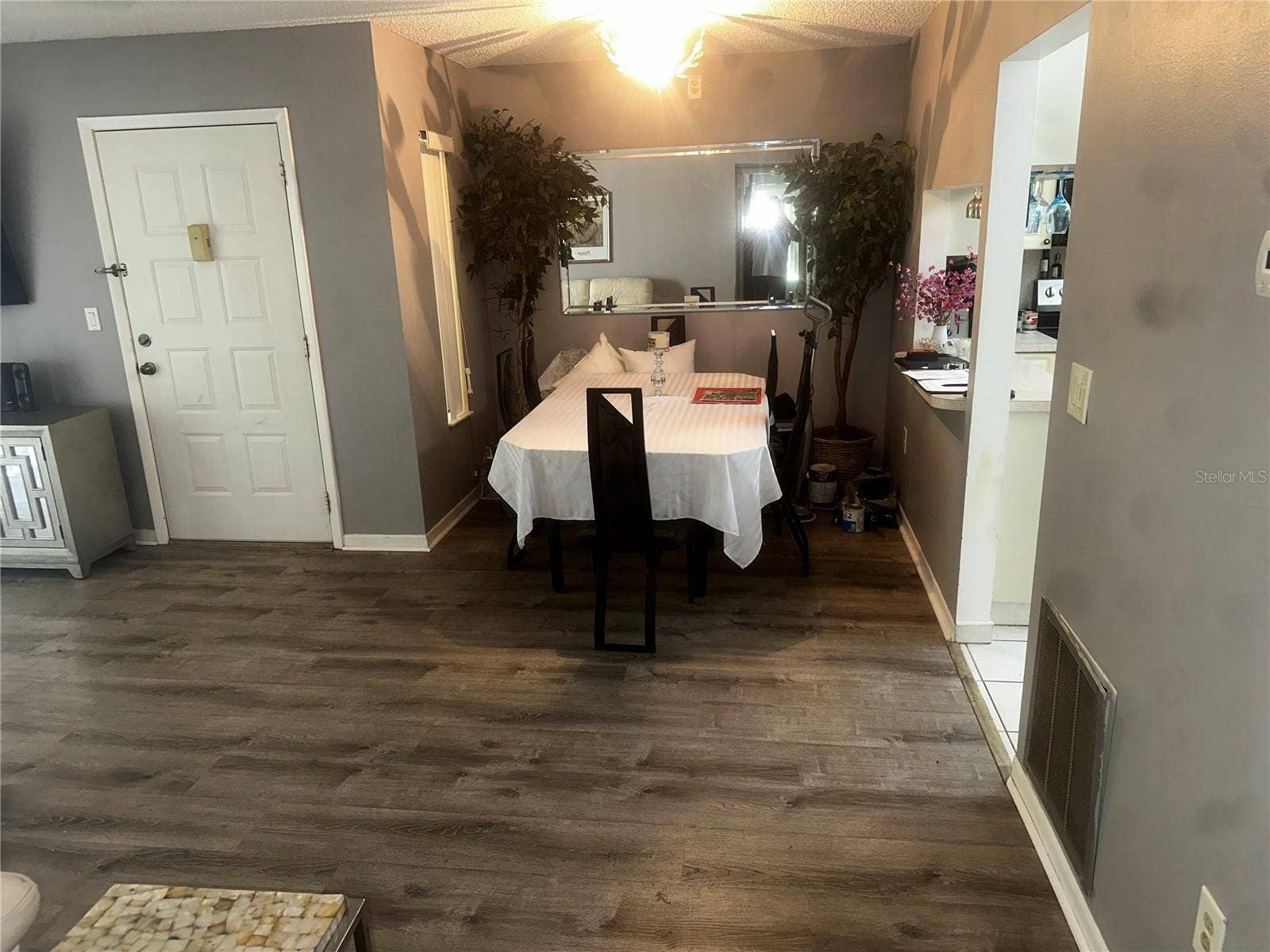 2600 PINE RIDGE WAY S, #B2, Palm Harbor, FL 34684 View from primary bedroom to the front door