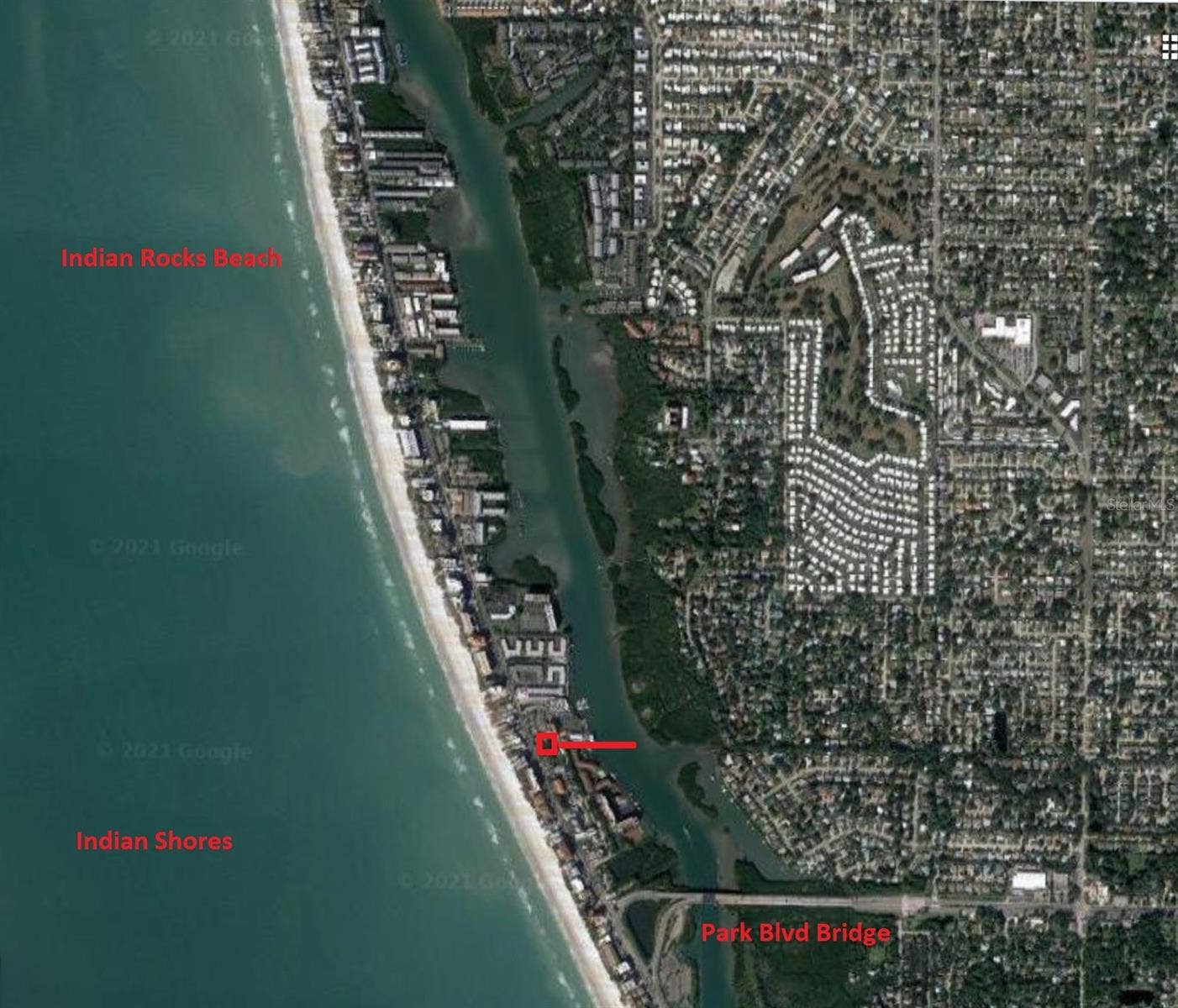 WHISPERING PINES DRIVE, Indian Shores, FL 33785 Located Just Off The Narrows