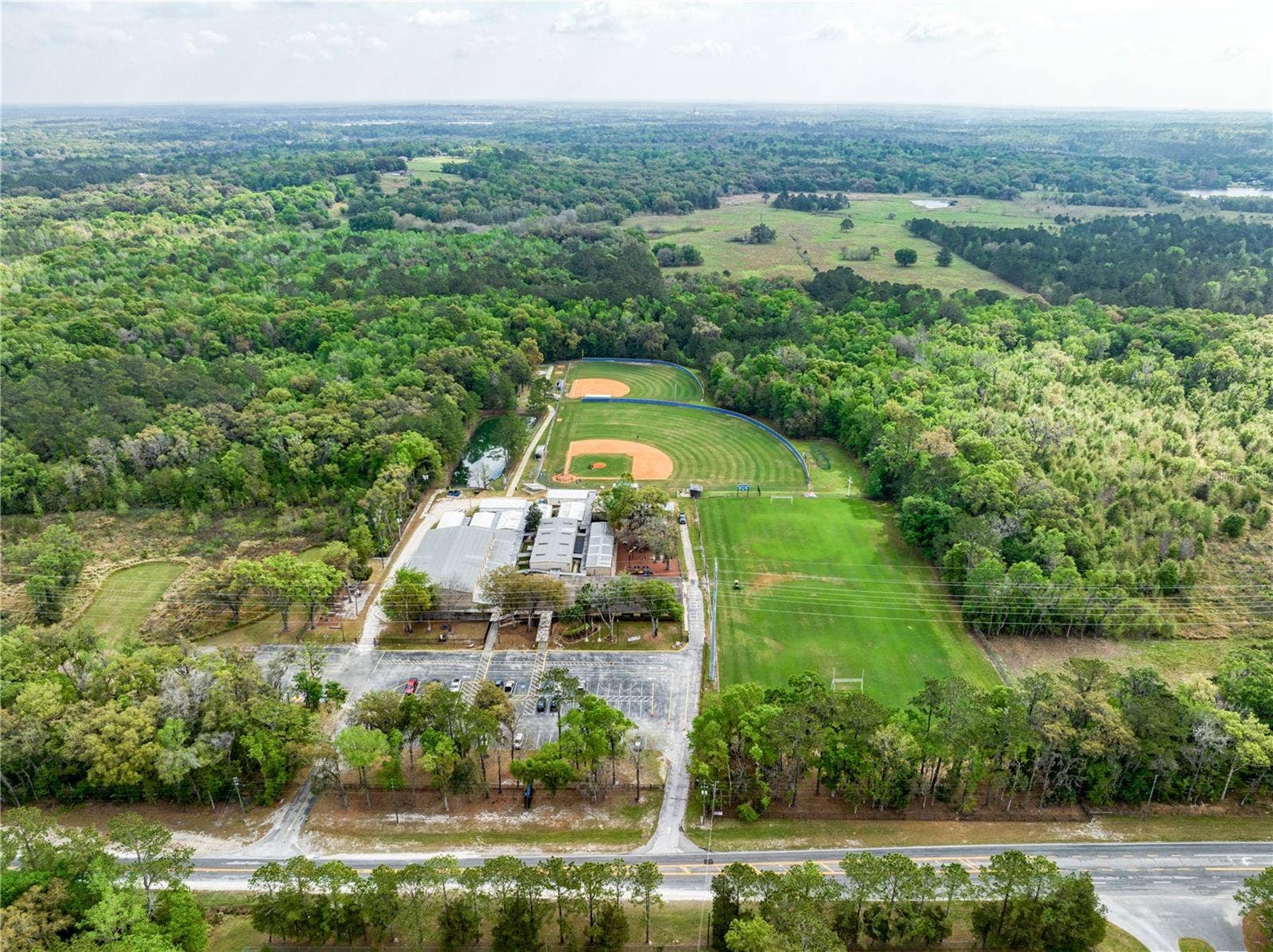 22374 CORTEZ BOULEVARD, Brooksville, FL 34601 School across the street from the one of the entrances to the property
