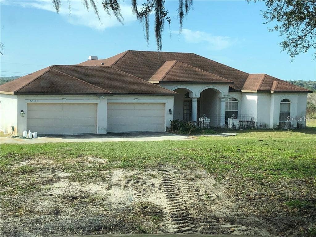 22374 CORTEZ BOULEVARD, Brooksville, FL 34601 Home currently on the property