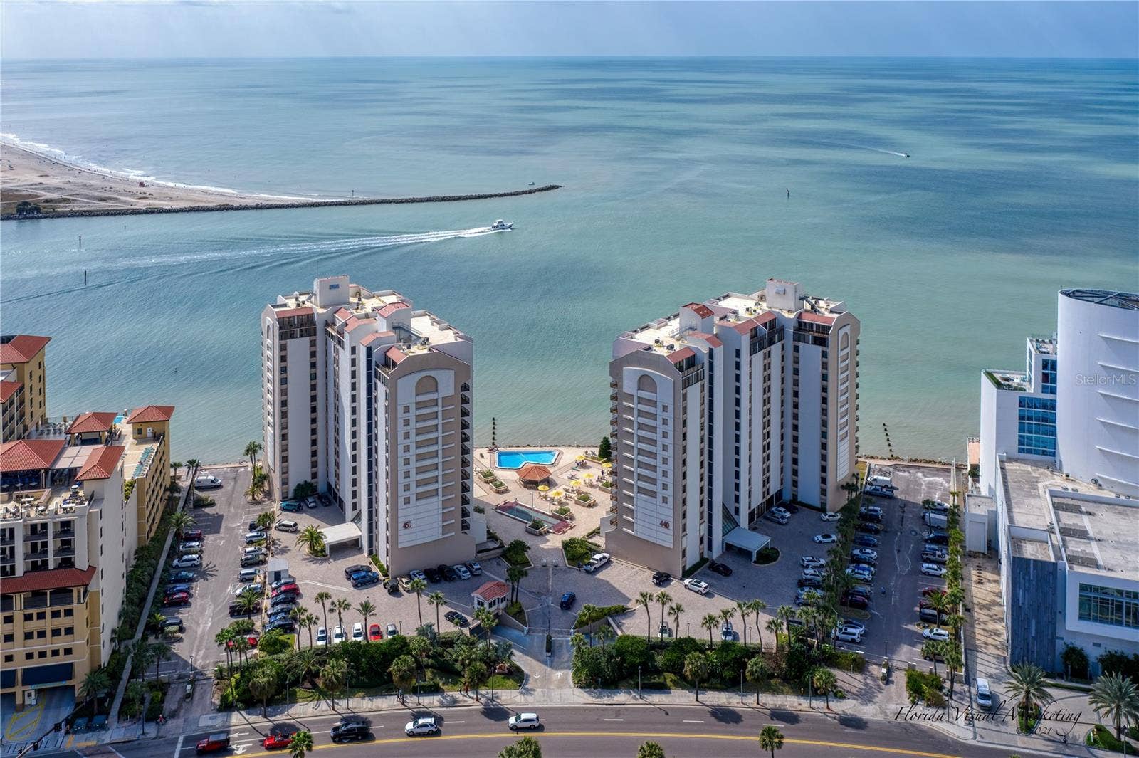 440 S GULFVIEW BOULEVARD, #1102, Clearwater, FL 33767 Ariel view
