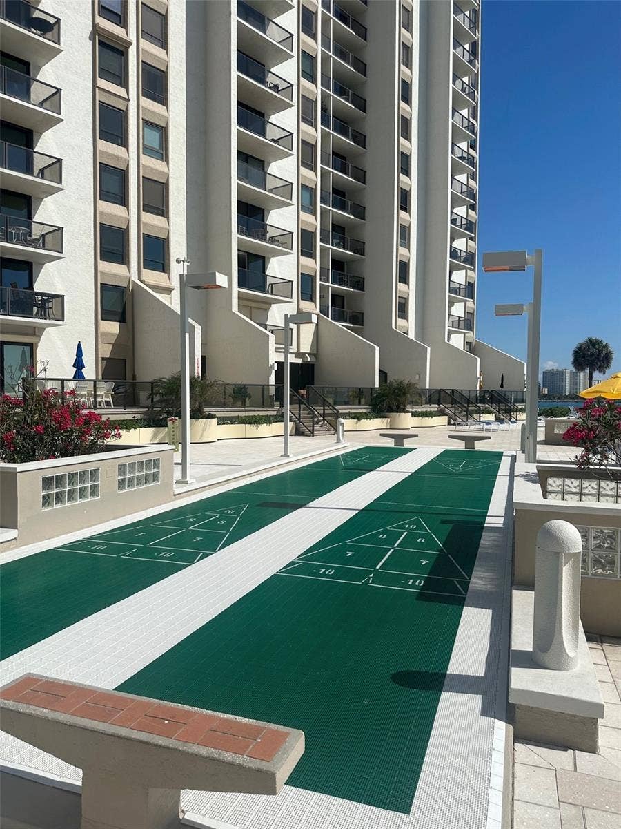 440 S GULFVIEW BOULEVARD, #1102, Clearwater, FL 33767 Shuffleboard deck