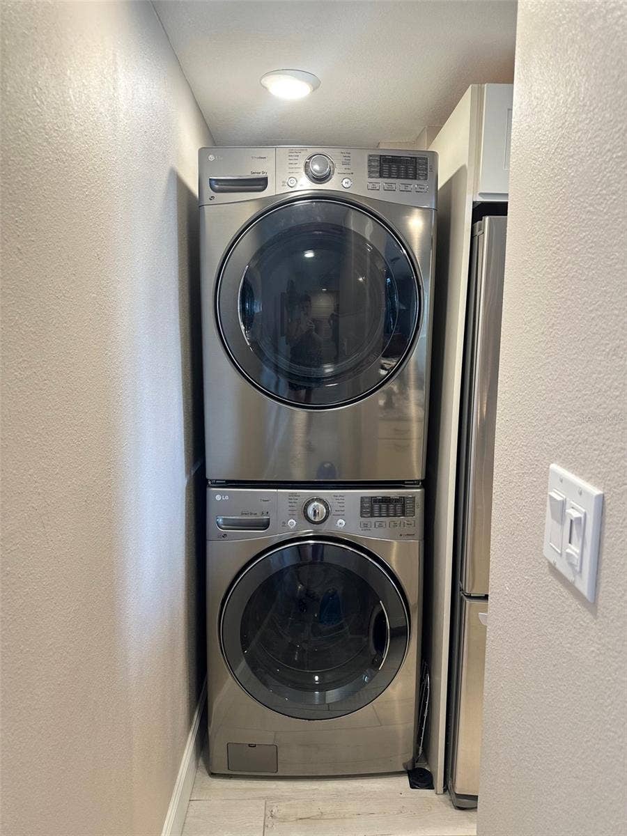 440 S GULFVIEW BOULEVARD, #1102, Clearwater, FL 33767 Washer & Dryer; located in kitchen