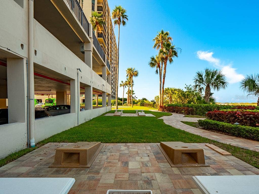 1270 GULF BOULEVARD, #603, Clearwater, FL 33767 Corn hole on the property