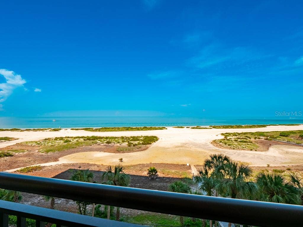 1270 GULF BOULEVARD, #603, Clearwater, FL 33767 Gulf front view from 6th Floor Balcony